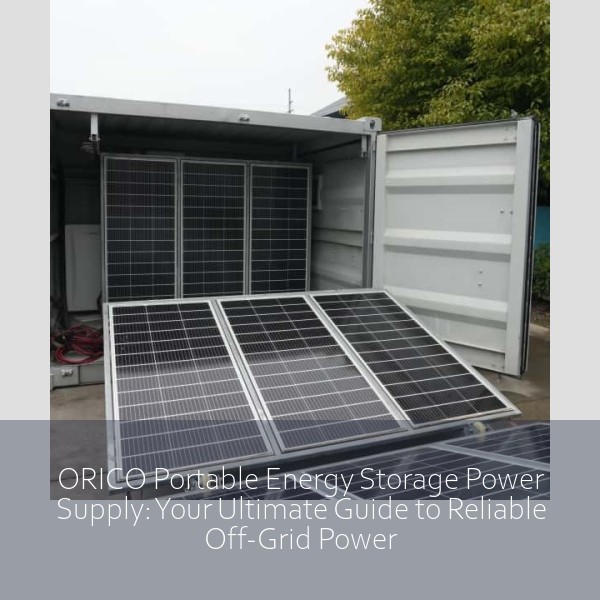 ORICO Portable Energy Storage Power Supply: Your Ultimate Guide to Reliable Off-Grid Power